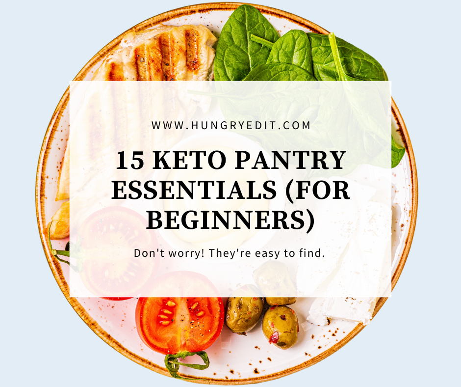 keto low carb pantry items