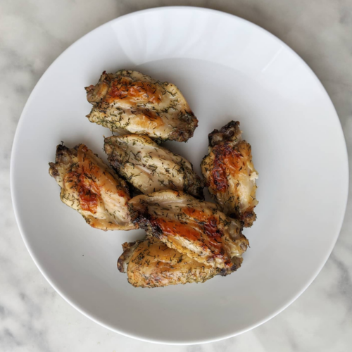 Keto Dill Pickle Chicken Wings