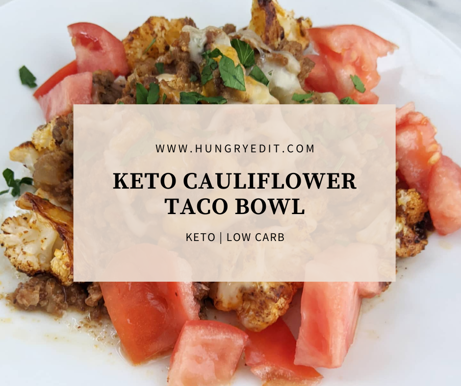Keto Taco Cauliflower Bowl