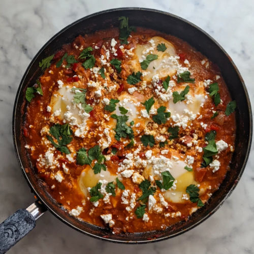 Keto Shakshuka with Smoked Sausage